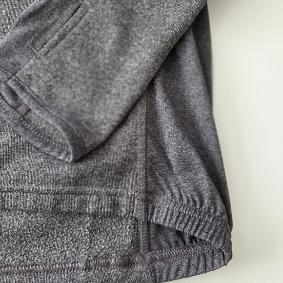 Clearance! Adidas Running Heathered Gray Long Sleeve Athletic Hoodie - Picture 8 of 16